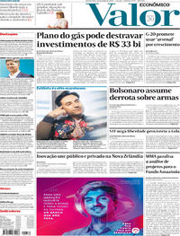 Capa do jornal Valor Econômico 26/06/2019