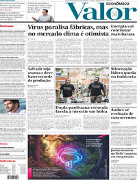 Capa do jornal Valor Econômico 05/02/2020