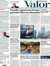 Capa do jornal Valor Econômico 01/02/2022