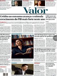 Capa do jornal Valor Econômico 01/04/2024