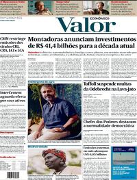 Capa do jornal Valor Econômico 02/02/2024