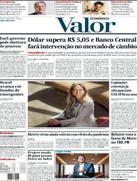 Capa do jornal Valor Econômico 02/04/2024