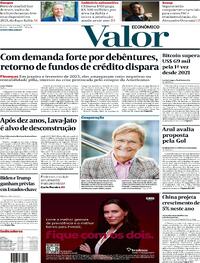 Capa do jornal Valor Econômico 06/03/2024
