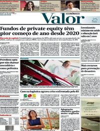 Capa do jornal Valor Econômico 17/05/2024