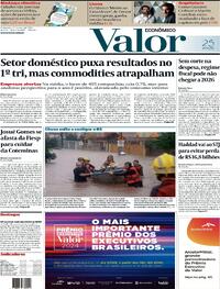 Capa do jornal Valor Econômico 24/05/2024