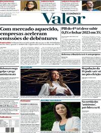 Capa do jornal Valor Econômico 26/02/2024