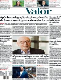 Capa do jornal Valor Econômico 27/02/2024