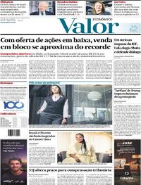 Capa do jornal Valor Econômico 02/06/2025