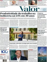 Capa do jornal Valor Econômico 02/12/2025