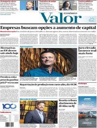 Capa do jornal Valor Econômico 03/06/2025