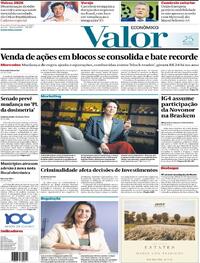 Capa do jornal Valor Econômico 16/12/2025