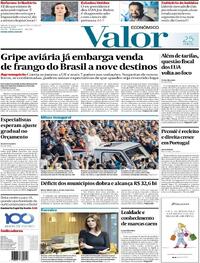 Capa Valor Econômico 19/05/2025