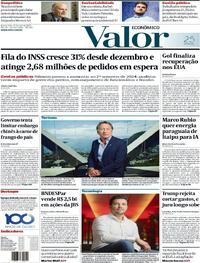 Capa do jornal Valor Econômico 21/05/2025
