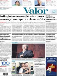 Capa do jornal Valor Econômico 21/07/2025