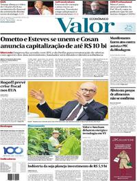 Capa do jornal Valor Econômico 22/09/2025