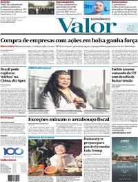 Capa do jornal Valor Econômico 29/09/2025
