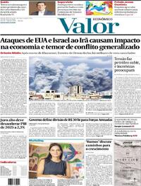 Capa do jornal Valor Econômico 02/03/2026
