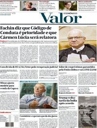 Capa do jornal Valor Econômico 03/02/2026