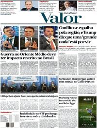 Capa do jornal Valor Econômico 03/03/2026