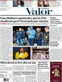 Capa do jornal Valor Econômico 05/01/2026
