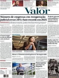 Capa do jornal Valor Econômico 05/02/2026