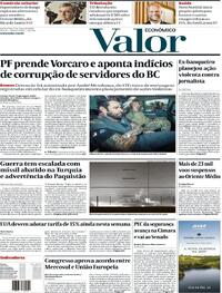Capa do jornal Valor Econômico 05/03/2026