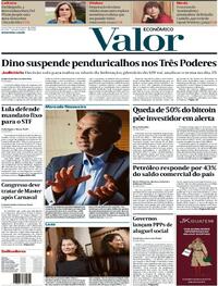 Capa do jornal Valor Econômico 06/02/2026