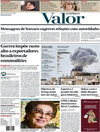 Capa do jornal Valor Econômico 06/03/2026
