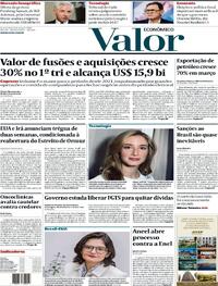 Capa Valor Econômico 08/04/2026