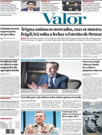 Capa Valor Econômico 09/04/2026
