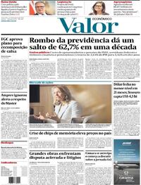 Capa do jornal Valor Econômico 10/02/2026