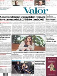 Capa Valor Econômico 11/05/2026