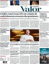 Capa do jornal Valor Econômico 12/02/2026