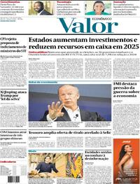 Capa Valor Econômico 15/04/2026