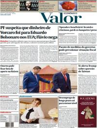 Capa Valor Econômico 15/05/2026