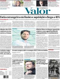 Capa do jornal Valor Econômico 17/03/2026