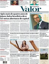 Capa do jornal Valor Econômico 18/03/2026