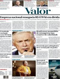 Capa Valor Econômico 19/05/2026