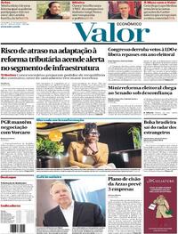 Capa Valor Econômico 22/05/2026