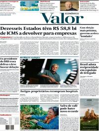 Capa Valor Econômico 23/04/2026