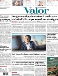 Capa do jornal Valor Econômico 24/02/2026