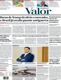 Capa do jornal Valor Econômico 24/03/2026