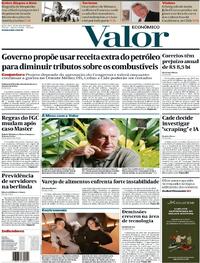 Capa Valor Econômico 24/04/2026