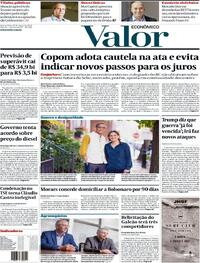 Capa do jornal Valor Econômico 25/03/2026