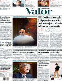 Capa Valor Econômico 26/05/2026