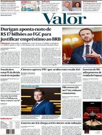 Capa Valor Econômico 28/05/2026