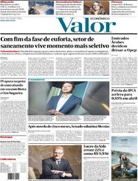 Capa Valor Econômico 29/04/2026
