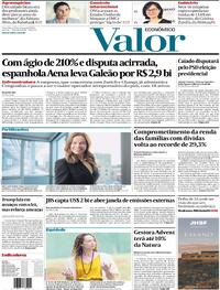 Capa Valor Econômico 31/03/2026