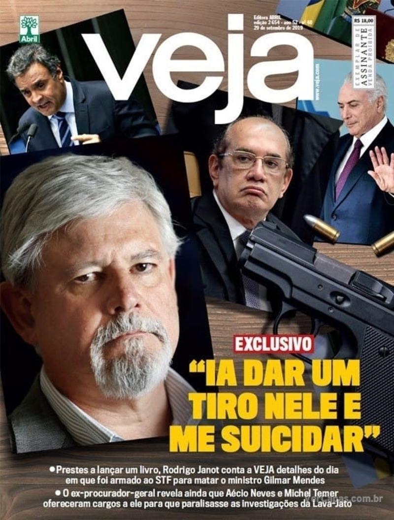 Capa revista Veja 28/09/2019