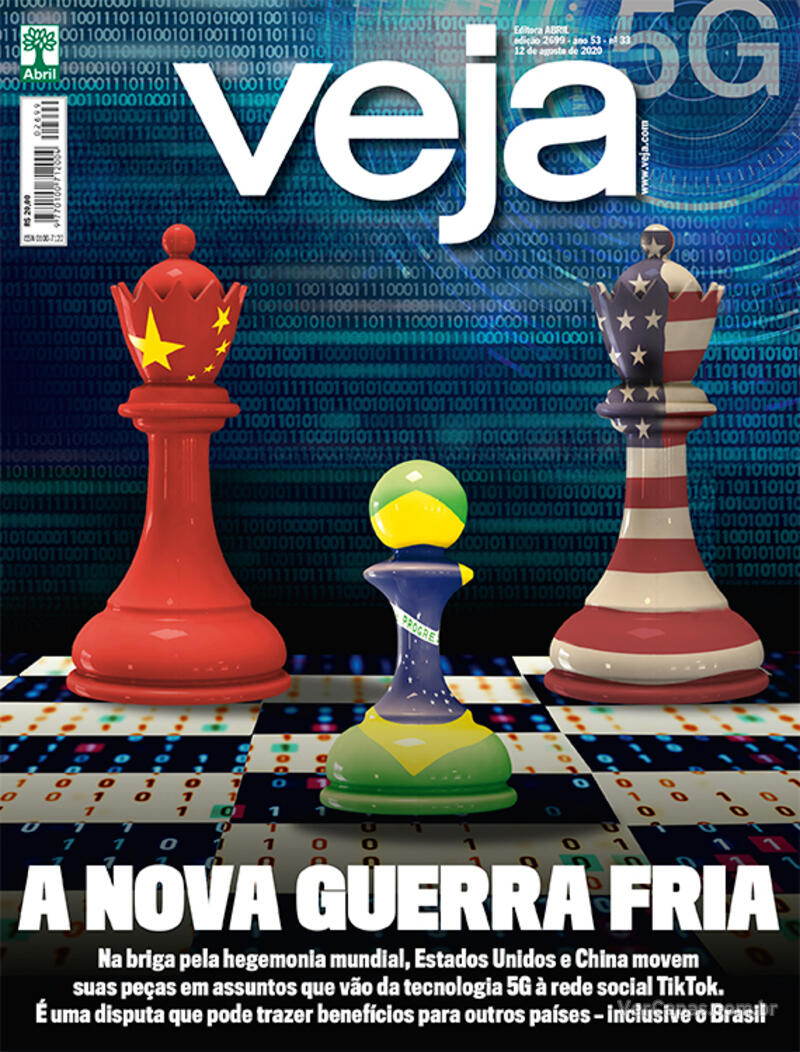 Capa da revista Veja 07/08/2020